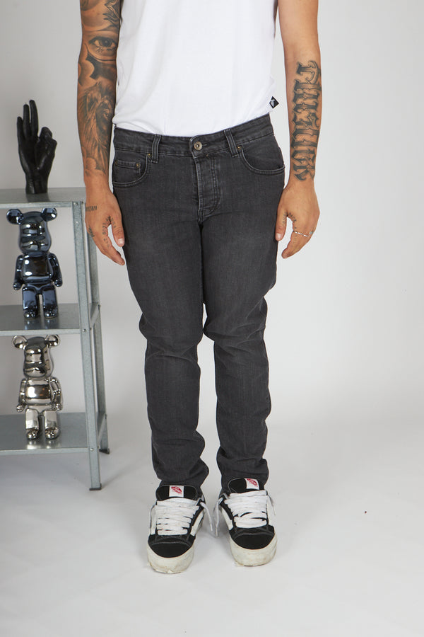 JEANS REGULAR FIT GRIGIO