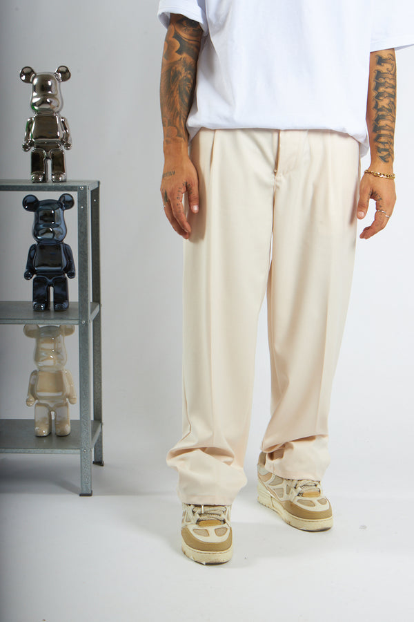 CLASSIC PANT NOPE FONDO AMPIO CREMA