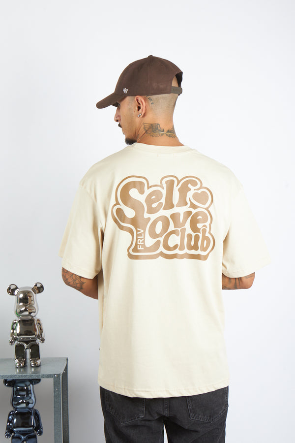 T-SHIRT FL SELF LOVE BEIGE