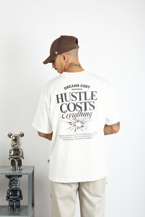 T-SHIRT FL HUSTLE BIANCA