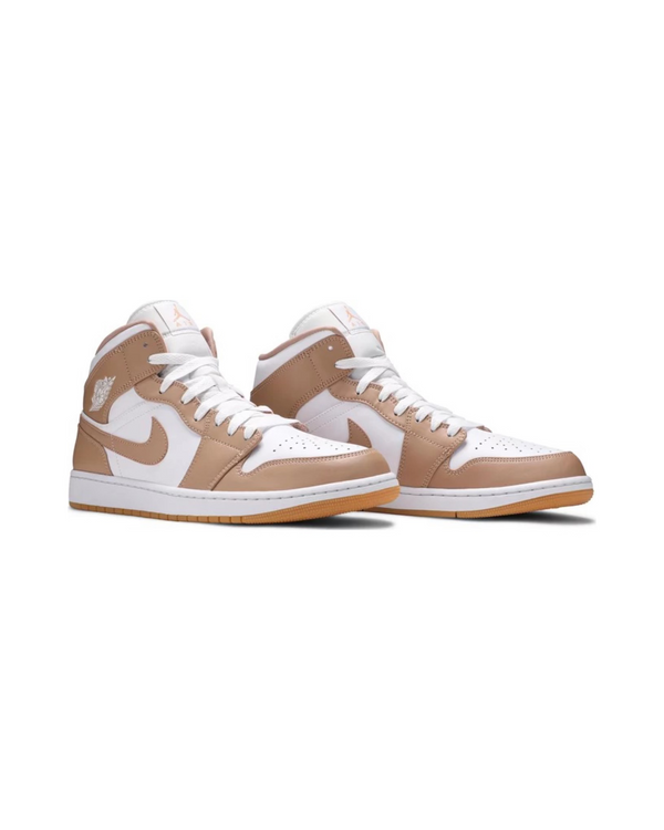 JORDAN 1 MID TAN GUM