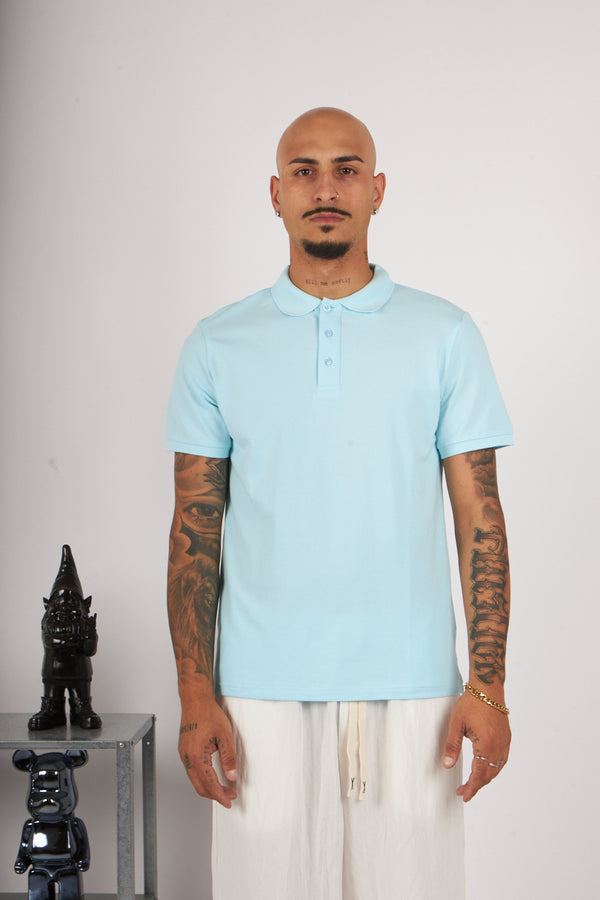 POLO BASIC AZZURRA