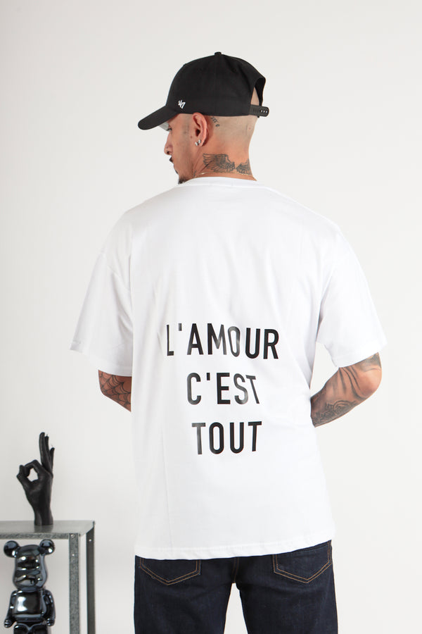 T-SHIRT AMOUR ESSESSE BIANCA